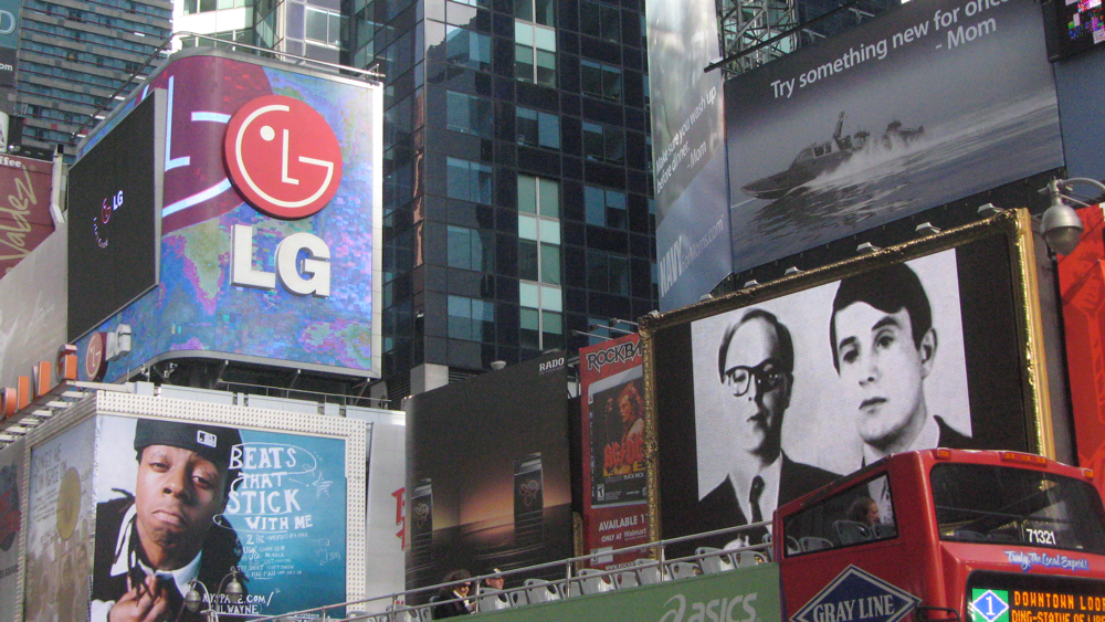 Times Square At 44 1/2 Presented by Creative Time. Photo: Steve Dietz