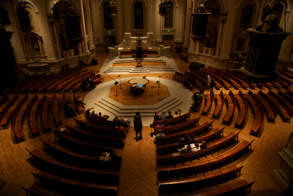 01SJ Biennial, St. Joseph's Cathedral, San Jose. Photo Everett Taasevigen