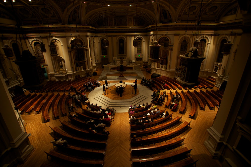 01SJ Biennial, St. Joseph's Cathedral, San Jose. Photo Everett Taasevigen