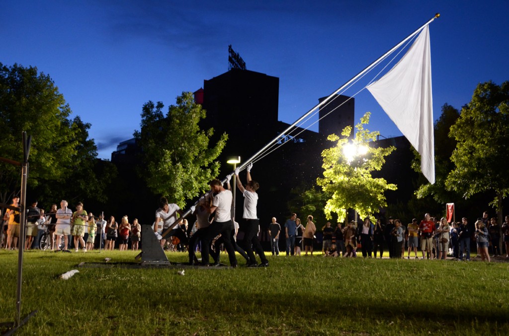 Presentation of the Colors: The First Surrender. Photo ©Robert M. Luna Photography