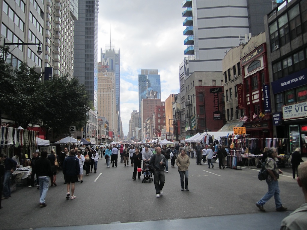 View south down 8th Avenue, September 18, 2011