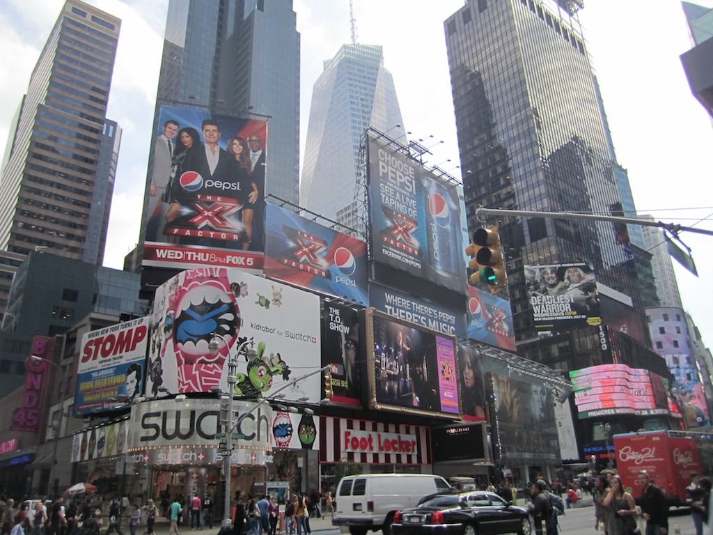 Times Square screens