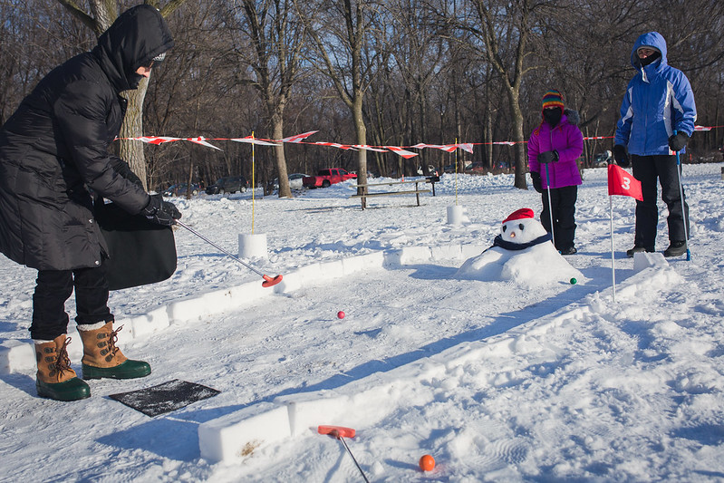 Robin Schwartzman, Arctic Golf. ARTathalon at FourPlay MSP. Photo: Bethany Bernie