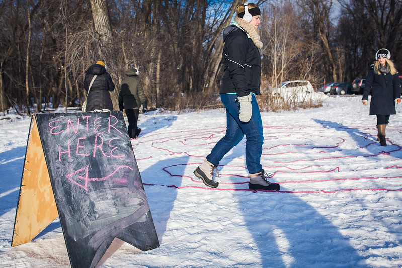 Jess Hirsch and Emily Stover, Cultural Healing Exercise V1. V2.ARTathalon at FourPlay MSP. Photo: Bethany Bernie