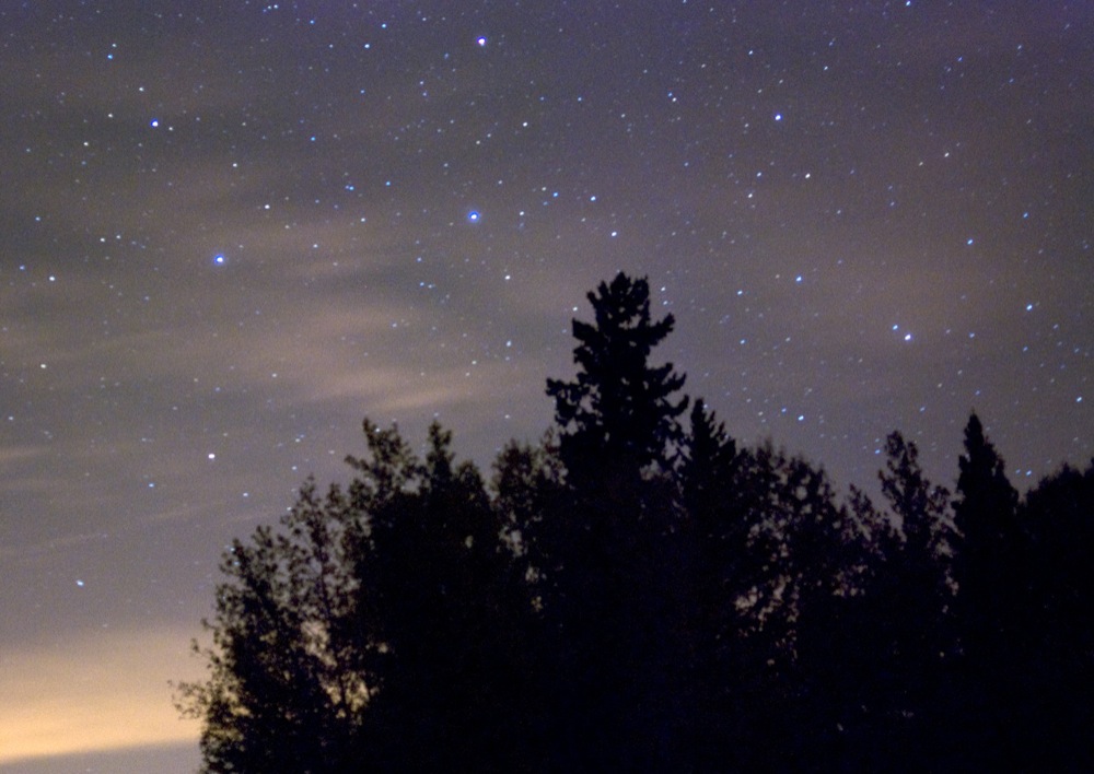 Night sky. Photo: Stephen Vitellio.